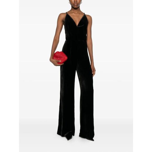 Raquel Diniz Women V-Neck Jumpsuit With Spaghetti Straps - Picture 2 of 5